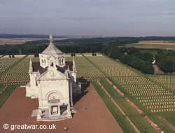 French national cemetery Notre Dame de Lorette near Souchez