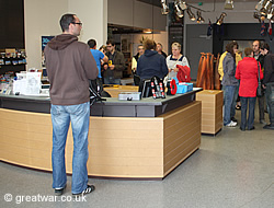 Reception at the Wellington Quarry.