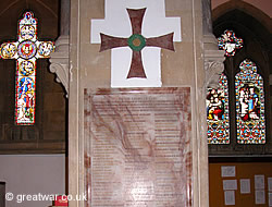 Roll of Honour, Easthampstead, Bracknell.