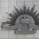 Badge on the Le Hamel Memorial, Somme