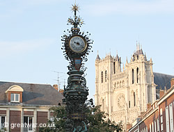 The centre of the city of Amiens.