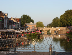 River Somme in Amiens.