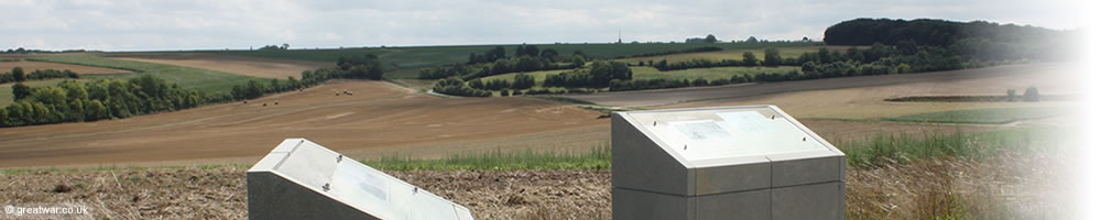 The high ground on which the German positions were located.