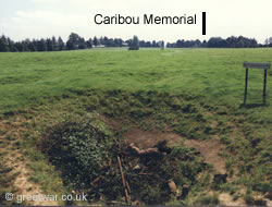 View from the German Front Line trench at Y-Ravine