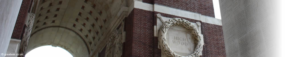 Thiepval Memorial to the Missing, Somme battlefield, France.