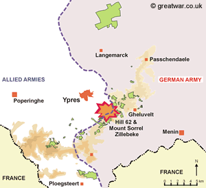 Battle of Mount Sorrel, June 1916.