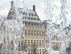 The Kasselrij building, Ieper, Belgium