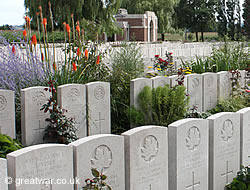 Lijssenthoek Military Cemetery, south of Poperinge.