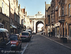 Meensestraat & Menin Gate Memorial to the Missing, Ypres