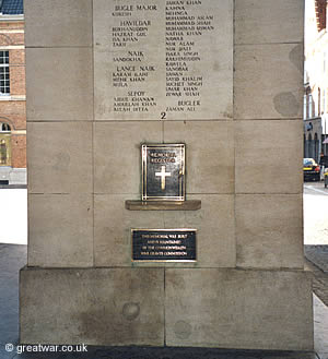 Registers are kept in the brass box at the Menin Gate Memorial, Ypres.