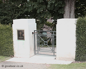 Gateway at Ramparts Cemetery.