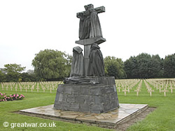 Memorial sculpture in the St. Charles-de-Potyze cemetery.