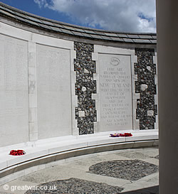 New Zealand Memorial, Tyne Cot.